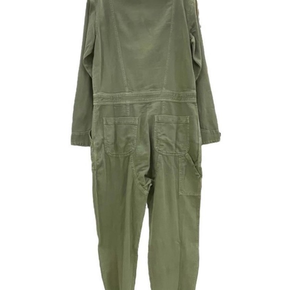 Sandrine Rose Women's Green Military Zip Jumpsuit Large ***NWT!!*** - Picture 4 of 9